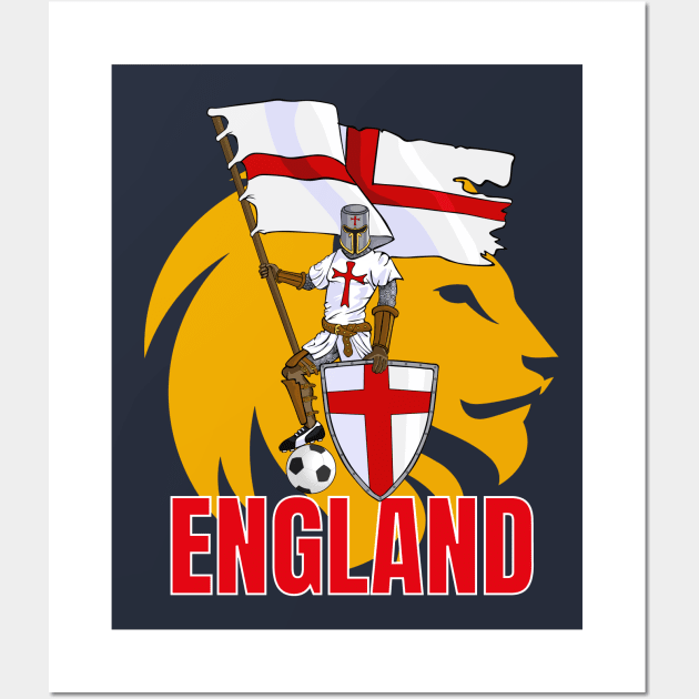 Engalnd World Cup Wall Art by Ashley-Bee